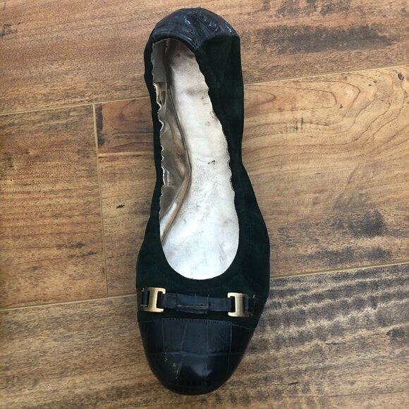 Tahari Veronica Leather Ballet Flats  - Picture 4 of 14